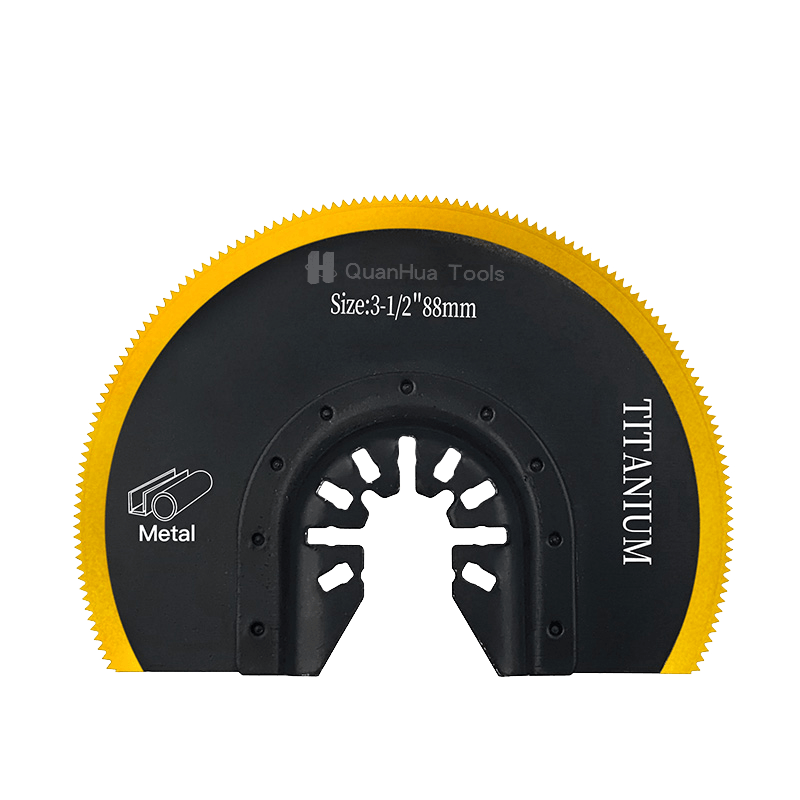 88mm Titanium Plated Bimetallic Semi Circular Wood Secans Saw Blade QH-1007HK-DT-2
