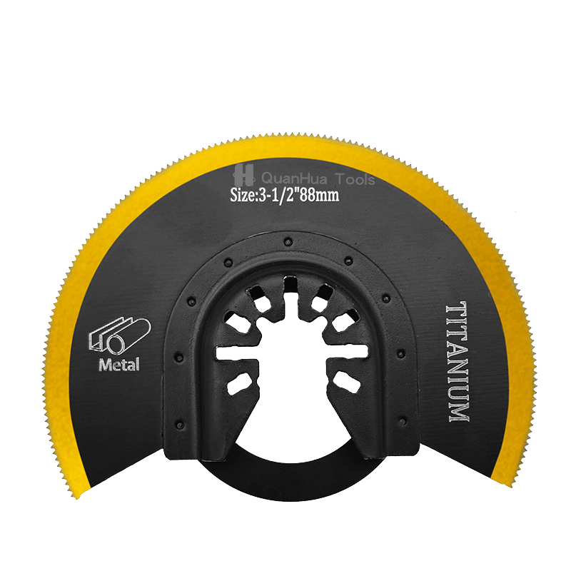 88mm Titanium semicircularis Bimetallic Titanium Plated Metal Secans Saw Blade QH-1013HK-DT